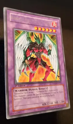 Yu-Gi-Oh! Elemental Hero Phoenix Enforcer DP05-EN012-Aster Phoenix-1st Ed. NM - Image 2