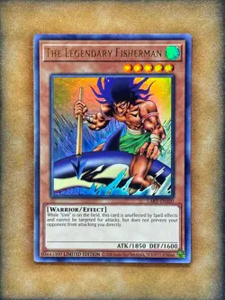 Yugioh The Legendary Fisherman LART-EN020 Ultra Rare Lost Art Promo NM - Image 1