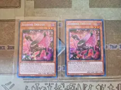 YUGIOH TCG 2X ROXROSE DRAGON MP22-EN060 PRISMATIC SECRET 1ST EDITION - Image 1