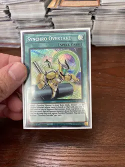 Yu-Gi-Oh! Synchro Overtake DAMA-EN067 Secret Rare 1st Edition Near Mint - Image 1