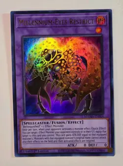 Near Mint - MILLENNIUM-EYES RESTRICT - ULTRA RARE MAMA-EN064 1ST EDITION YUGIOH! - Image 1