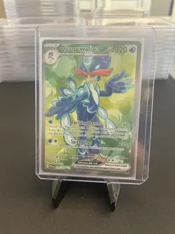Pokemon TCG Quaquaval EX Scarlet & Violet Paldea Evolved Holo Ultra Card 235/193 - Image 1