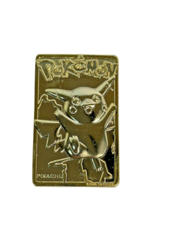 Pokemon Burger King 23K Gold Plated Pokemon Card 1999 Pikachu #25 - Image 3