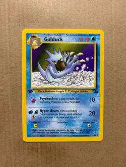 1st Edition Golduck 35/62 Fossil Set - Uncommon Pokemon Card - EXCELLENT - Image 1
