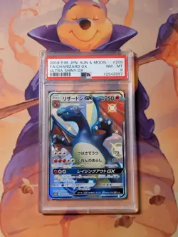 PSA 8 Charizard GX Shiny Full Art SSR 209/150 SM8b Ultra Shiny GX Japanese Card - Image 1