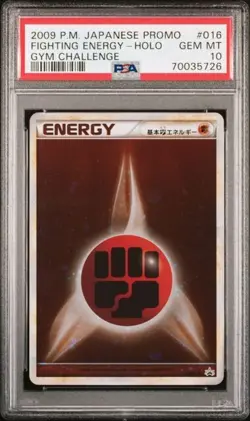 PSA 10 Fighting Energy Holo 016/L-P Legend Promo Japanese Pokemon Card - Image 2