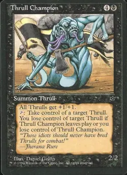 Thrull Champion - Light Play MTG Fallen Empires - Image 1