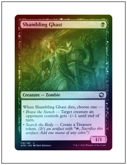 1x Shambling Ghast, Foil, Magic the Gathering MTG NM - Image 1