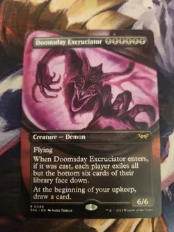 MTG DSK - Doomsday Excruciator Borderless NM - Image 1