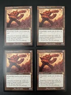 MTG- Lodestone Golem x4 - Brother's War Retro - Image 1