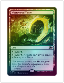 1x Wastewood Verge, Foil, Magic the Gathering MTG NM - Image 1