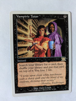 Vampiric Tutor 6th Edition MTG NM Free shipping with tracking - Image 3