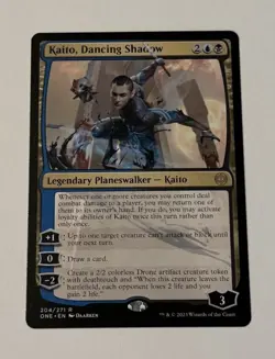 MTG Kaito, Dancing Shadow - Phyrexia All Will Be One LP - Image 1