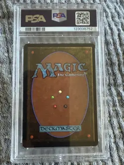 The Abyss Legends MTG Magic: The Gathering Card Reserved List PSA 9 Mint - Image 2