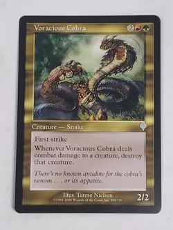 MTG Voracious Cobra (Invasion/Gold/U) - BGM - Image 1