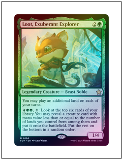 1x Loot, Exuberant Explorer, Foil, Magic the Gathering MTG NM - Image 1