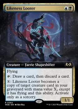 Likeness Looter R Extended Art Foil #364 | WOE Wilds of Eldraine | MTG - Image 1