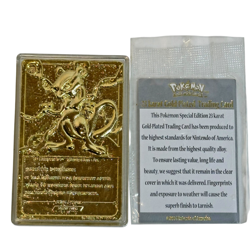 Pokemon 23K Gold Plated #150 Mewtwo Trading Card 1999 Burger King *Note - Image 2