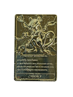 Pokemon 23K Gold Plated #150 Mewtwo Trading Card 1999 Burger King *Note - Image 4