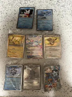 2025 Pokemon Holiday Calendar Promo Card Lot: All 8 Stamped Promos Sealed - Image 1