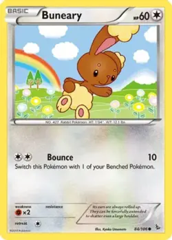 Buneary - 84/106 - Common - XY FlashFire #84/106 Pokemon TCG - Image 1