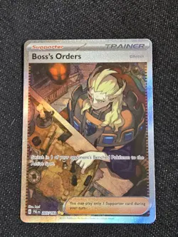 Boss's Orders 265/193 Sv02: Paldea Evolved Holo NM Pokemon, Fast Ship, US seller - Image 1