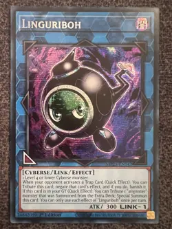 Yugioh Linguriboh MP25-EN142 Prismatic Secret Rare 1st Edition NM - Image 1