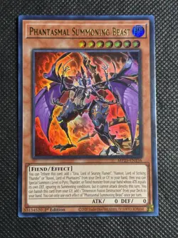 YuGiOh! - Phantasmal Summoning Beast MP25-EN156 Ultra Rare 1st Edition Near Mint - Image 1
