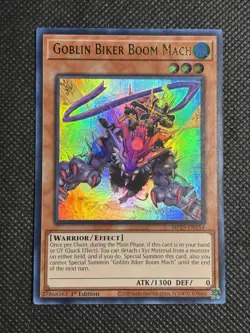 YuGiOh! - Goblin Biker Boom Mach MP25-EN154 Ultra Rare 1st Edition Near Mint - Image 1