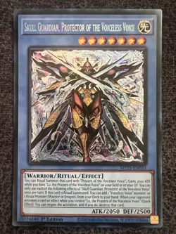Yugioh Skull Guardian,Protector of the Voiceless Voice MP25-EN055 Secret Rare NM - Image 1