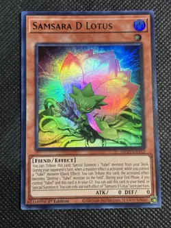 YuGiOh! - Samsara D Lotus MP25-EN152 Ultra Rare 1at Edition Near Mint - Image 1