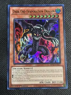 YuGiOh! Dark End Evaporation Dragon MP25-EN212 Ultra Rare 1st Edition Near Mint - Image 1