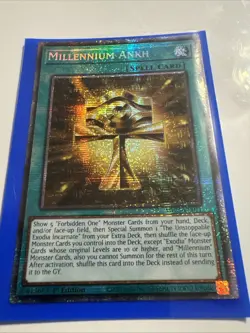 Yugioh! 1x Millennium Ankh MP25-EN011 Starlight Rare 1st Ed NM - Image 1