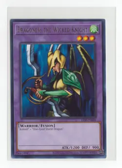 Yugioh Dragoness The Wicked Knight LOB-086 Rare 25th anniversary - Image 1