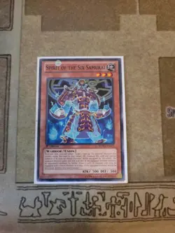 YUGIOH SPIRIT OF THE SIX SAMURAI SDWA-EN012 COMMON 1ST ED NM - Image 1