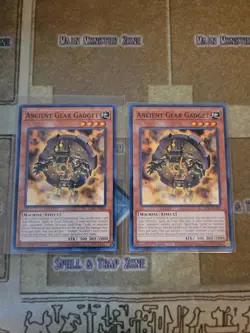YUGIOH 2X ANCIENT GEAR GADGET LDS1-EN081 COMMON 1ST ED NM - Image 1