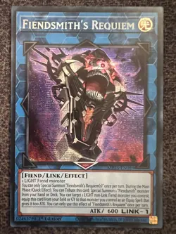 Yugioh Fiendsmith's Requiem MP25-EN089 Prismatic Secret Rare 1st Edition NM - Image 1
