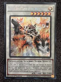 Yugioh Silvera, Wolf Tamer of the White Forest MP25-EN086 Secret Rare 1st Ed NM - Image 1