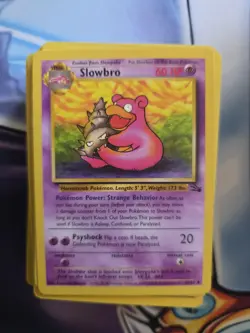 Pokemon TCG Vintage Fossil 50+ Mixed Card Lot Slowbro - Image 1