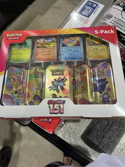 Pokemon Cards - TCG Scarlet & Violet 151 Mini Tin 5-Pack - Sealed & Brand New! - Image 4