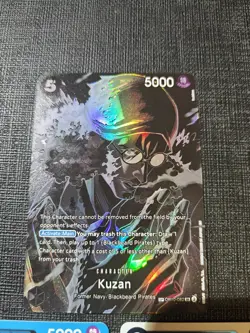 Kuzan Secret/Super Rare One Piece Card From Legacy Of The Masters - Image 1