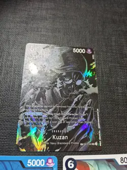 Kuzan Secret/Super Rare One Piece Card From Legacy Of The Masters - Image 2