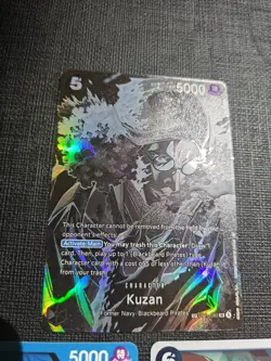 Kuzan Secret/Super Rare One Piece Card From Legacy Of The Masters - Image 3