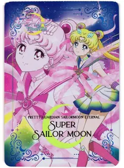 SUPER SAILOR MOON SAILOR MOON ETERNAL Holo Art Collectible Anime Card - Image 1