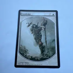Condemn (Player Rewards Textless) Promo NM Instant Special MAGIC CARD - Image 1