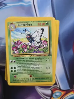 Pokemon TCG Vintage Jungle 50+ Mixed Card Lot Butterfree - Image 1