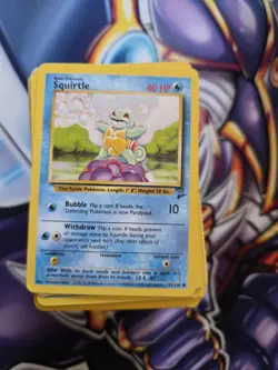 Pokemon TCG Vintage Base Set 2 50+ Mixed Card Lot Squirtle - Image 1