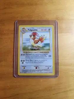 Pidgeotto 022/102 Base Set Shadowless Rare 1999 Vintage Pokemon Card Near Mint - Image 3