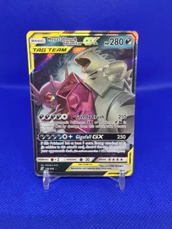 Pokemon TCG Mega Sableye Tyranitar GX Holo Rare Card 126/236 Sm-Unified Minds - Image 1