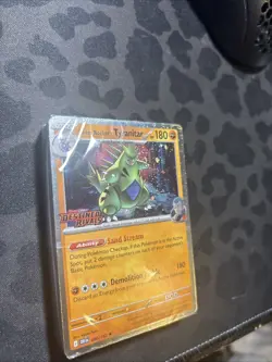 Sealed Team Rockets Tyranitar Destined Rivals Promo Card 096/182 - Image 2